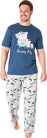 Pyjama Bottoms Sizes Small to 3XL Presents for Dad Cotton Pajamas for Man Funny Gifts for Men Official Clothes Merchandise Peppa Pig Pyjamas for Men 