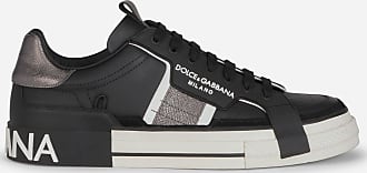 Dolce & Gabbana Synthetik Galoschen aus Nylon und gummiertem Kalbsleder mit Logo für Herren Herren Schuhe Sneaker Hoch Geschnittene Sneaker 