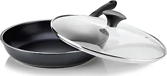 TECHEF Onyx Collection - 12 Inch Wok/Stir-Fry Pan with Cover - On