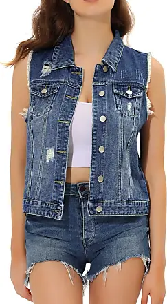 Denim vests sale for ladies