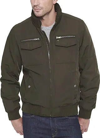 Men Bomber Jacket Patches Army Green by Brit Boss