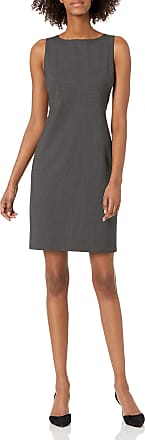 Theory Women Sleeveless Betty Shift Dress, Charcoal, 10