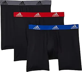 adidas Originals Men's Trefoil Athletic Comfort Fit Boxer Brief Underwear  (2-Pack), Black/White/Better Scarlet, Small at  Men's Clothing store