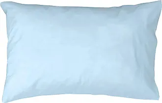 Set de 2. Funda almohada punto algodón azul 50x75