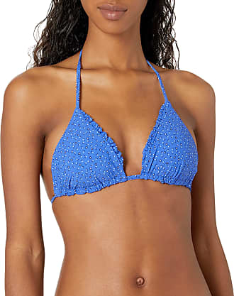 Pantalón Talla 8 Nuevo Seafolly Brillo Aqua Azul Underwire Boost conjunto Bikini Top 