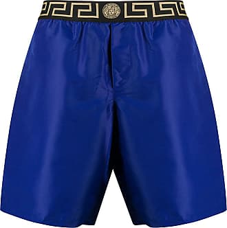 blue versace swim shorts