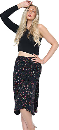 WearAll Plus Womens Paisley Print Midi Skirt Ladies Elasticated Stretch Waist New 8-30 