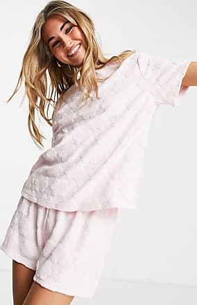 ASOS Mix & Match Crinkle Jersey Pyjama Vest in Pink Womens Clothing Nightwear and sleepwear Pyjamas 