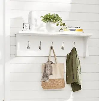 3pcs (with Adhesive Hooks) Simple Oak Wall Shelf Without Drilling