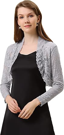 Wholesale Lot Sheer Cropped Cover up jacket Stretch Lace Bolero Shrug S M L XL 