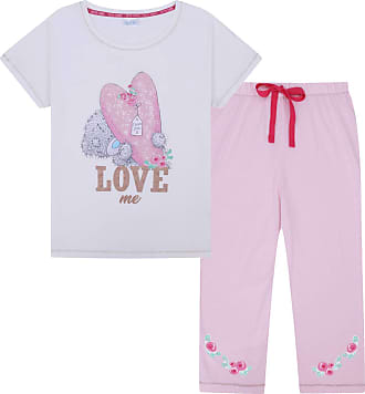Tatty Teddy Me to You Womens Ladies 100/% Brushed Cotton Long Fleece Winceyette Pyjamas Traditional Button Pjs