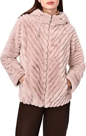 Alo Yoga Knock Out Faux Fur Jacket in Chocolate Brown, Size: Medium