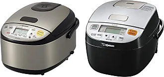 Zojirushi NS-LGC05XB Micom Rice Cooker & Warmer, 3 Cup (Uncooked), Stainless  Black 