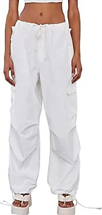 Mode Pantalons Pantalons taille basse Hallhuber Pantalon taille basse blanc style d\u00e9contract\u00e9 