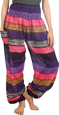 LOFBAZ Harem Pants for Women Yoga Hippie Boho Clothes Maternity