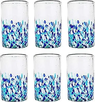  Durable Drinking Glasses [Set of 18] - Glassware Set Includes  6-17oz Highball Glasses, 6-13oz Rocks Glasses, 6-7oz Juice Glasses