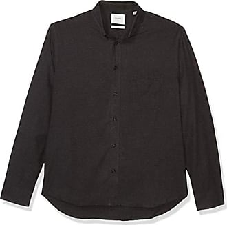 Billy Reid Mens Standard Fit Button Down Tuscumbia Shirt Grey//Black Check S