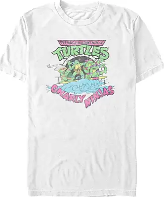 Men's Teenage Mutant Ninja Turtles Distressed Gnarly Ninjas T-Shirt - Black  - 2X Large