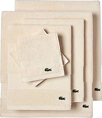 Lacoste Heritage Supima Cotton Bath Towel, Chalk, 30 x 54 Chalk 30x54 