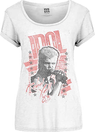 Billy Idol - Ladies Pink Gradient T-Shirt