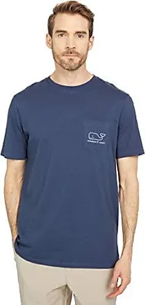 vineyard vines Mens Short Sleeve Vintage Whale Pocket T-Shirt