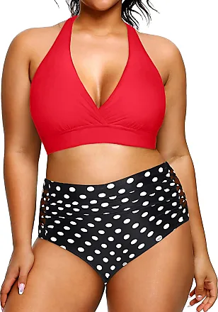 Yonique Women Plus Size One Piece Swimsuits with Skirt V Neck Floral  Printed Swimdress Cutout Bathing Suits : : Clothing, Shoes &  Accessories
