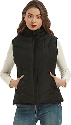 ShiFan Womens Lightweight Warm Gilet Packable Long Puffer Jacket Quilted Padded Coat 