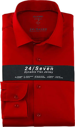 Breuninger Herren Kleidung Hemden Freizeit Hemden Jerseyhemd Level Five 24/Seven Body Fit rot 