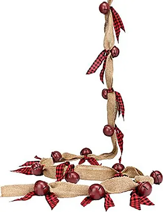 Hicarer Christmas Wooden Bead Garland Wood Bead Garland Christmas Tree  Decorations for Christmas Holiday Favors, 12 Feet