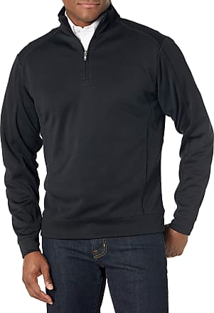 Henbury Hommes 1/4 Zip Pull-over Sweat Chaud Mèche finition Léger Pull 