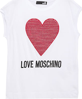 love moschino red t shirt