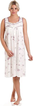 Undercover Ladies Floral Jersey Cotton Rich Nightie Nightdress Nightshirt & Pyjamas Available in Sizes 10-36 