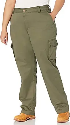 Dickies Women's Relaxed Fit Cropped Cargo Pants in Purple Rose