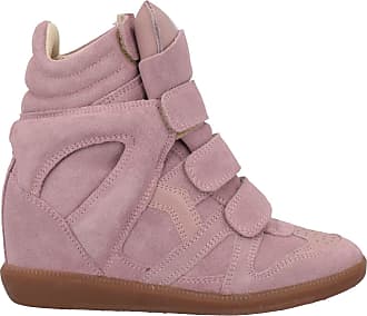 Isabel Marant Segeltuch Leder sneakers in Pink Damen Schuhe Sneaker Niedrig Geschnittene Sneaker Sparen Sie 21% 