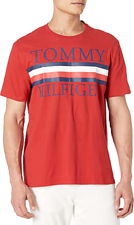 Men's Red Tommy Hilfiger T-Shirts: 100+ Items in Stock | Stylight