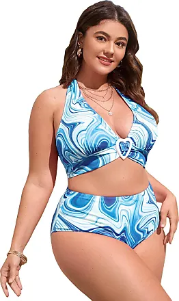 Bikinis Set Swimsuit High Waisted Split Bow Swimwear Shorts-style Swimming  Costume Bathing Suits Two Piece Crop Tops Clothes Shorts Halter Neck Bra Ch