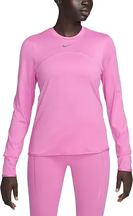 Magellan Womens Long Sleeve Thermal Shirt Large Pink Striped