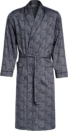 Smoking Jacket with Embroidered Pocket Revise RE-111 Short Dressing Gown