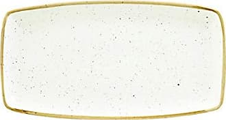 Churchill STONECAST Deep Coupe Plate Teller Barley White Porzellan 22,5 cm weiß 