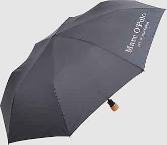 Alexander McQueen Leder Regenschirm mit Logo-Print in Schwarz Damen Accessoires Regenschirme 