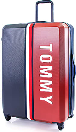 red tommy hilfiger suitcase