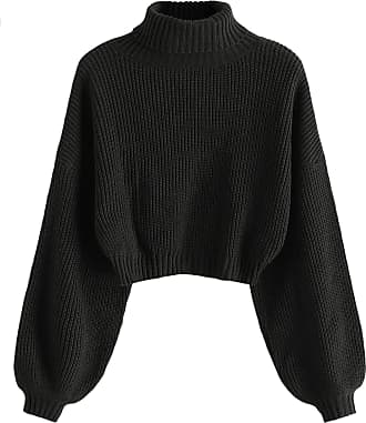 10+ Black Crop Sweater