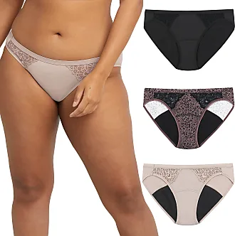Maidenform Pure Comfort Women's Panties, Stretch-Lace Everyday Briefs,  Women's Mid-Rise Lace Underwear (Colors May Vary), Black, Small at   Women's Clothing store