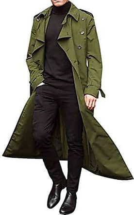 Homme Vêtements Manteaux Imperméables et trench coats Trench oversize à taille ceinturée Coton AMI pour homme en coloris Vert 