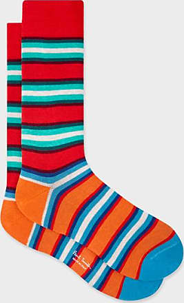 LissKiss Red & Orange Warm Winter Cotton - Orange Striped Opaque Over The  Knee Socks at  Women's Clothing store: Casual Socks
