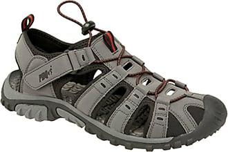 PDQ Mens Grey Orange Sports Adventure Walking Trail Sandal Shoes 