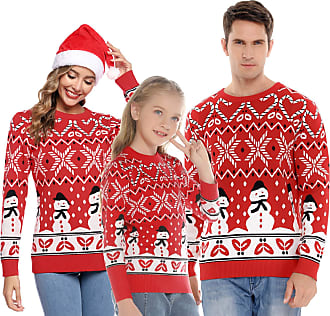 SAUTE STYLES Boys Girls Unisex Kids Ladies Men Novelty Retro Knitted Christmas 3D Jumper Xmas 