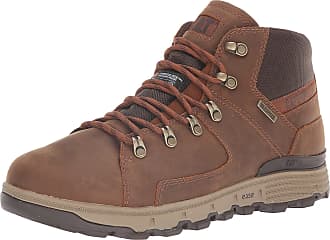 CAT Caterpillar Stiction Hi Ice Ankle Boot Mens Waterproof Hiker Brown Lace Shoe 