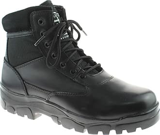 Police Security Army Cadet Safety Boots Grafters Hi-Leg Combat Boots With Steel Sole Protection
