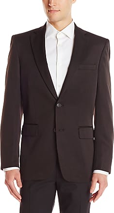 Haggar Mens Premium Check Tailored Fit Suit Separate Coat 42R J.M Black